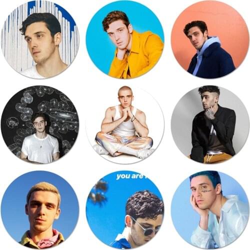 58mm Lauv Singer Icons Pins Badge Decoration Brooches Metal Badges For Backpack Decoration