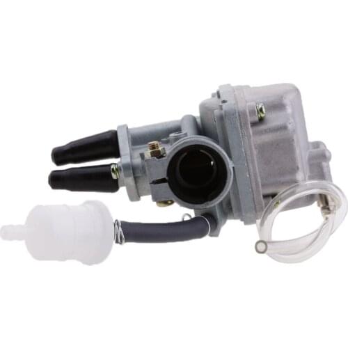 1 Pc. Carburetor System With 1 Pc. Throttle Cable, Accessory For Yamaha PW80 Dirt Bike - Silver