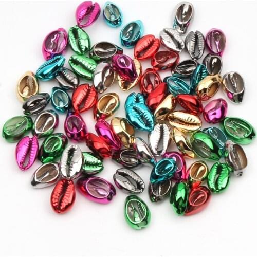 10pcs Mixed Plated Natural Sea Shells For Jewelry Making Diy Home Decoration Coquillage Shell Beach Decor Crafts 10-20mm