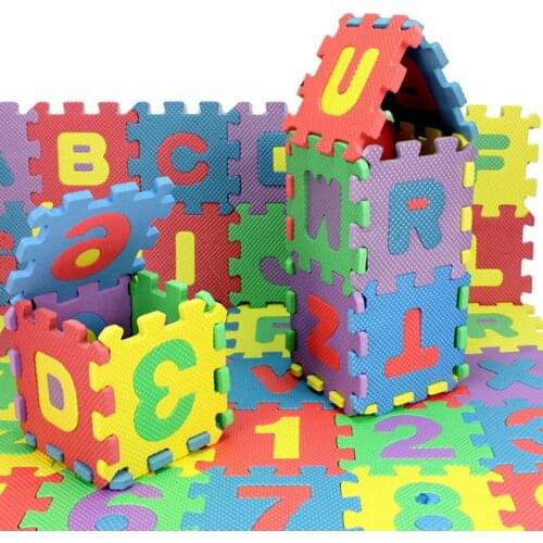 36PCS BABY Soft Eva Puzzles Foam Play Carpet Play Mat Foldable Educational Toys Thin Waterproof Activity Playmat For chidren