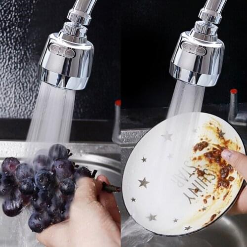 360 Rotate Nozzle Tap Filter Kitchen Faucet Mixer Aerator Water Saving Faucet Kitchen Accessories Bubbler Shower Head