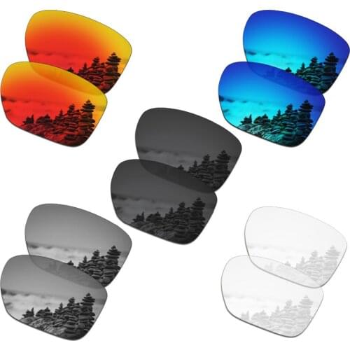 SmartVLT 5 Pairs Polarized Sunglasses Replacement Lenses for Oakley Sliver XL - 5 Colors