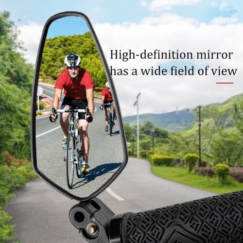 Acrylic Bicycle Rearview Mirror Adjustable Mirror Foldable Bicycle Equipment Lusterko Rowerowe Ciclismo Rower Akcesoria