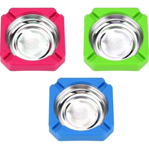 Cigarette Accessories Cigarette Tray Cigarette Cigar Accessories Creative Plastic square ashtray Ash Storage
