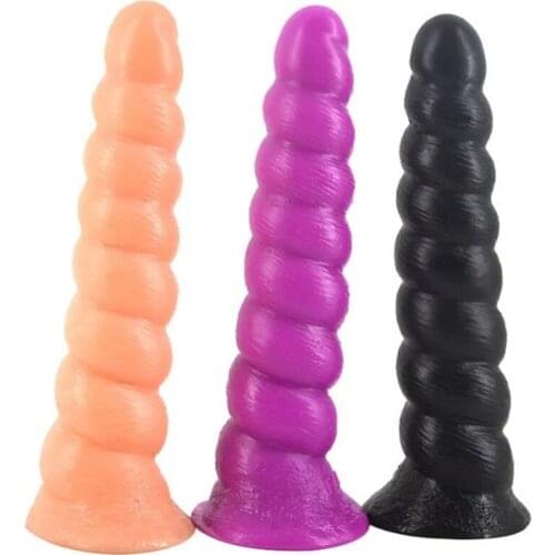 Anal Beads sex toys 254*52mm long anal plug suction cup Screw thread butt plug sex toys for women/men anal dildo erotic toys