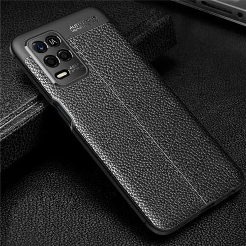 For Realme Narzo 30 5G Case For Realme Narzo 30 5G Cover Shockproof PU Leather Silicone Protective Cover For Realme Narzo 30 5G