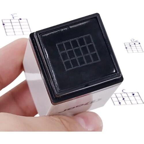 Guitar Ukulele Mandolin Chord Print Stamp Tool for Beginner Teacher Songwriter