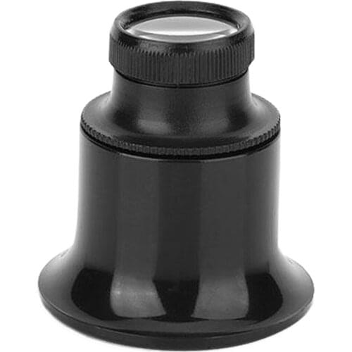 Jeweler Watch Magnifier Tool 5X 10X 20X Portable Monocular Magnifying Glass Loupe Lens for Eye Magnifier Len Repair Tools