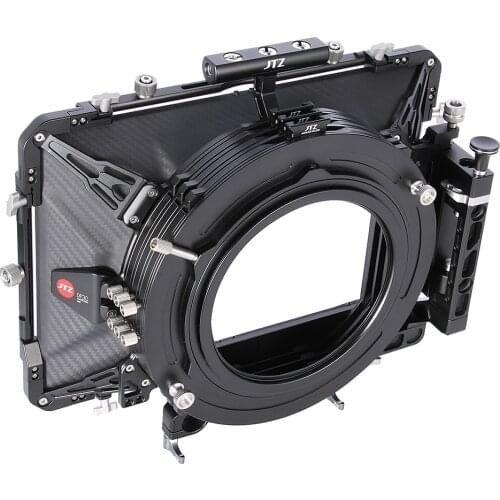 JTZ DP30 Cine Carbon Fiber 6"x6" Matte Box 15mm/19mm For Sony ARRI RED CANON BMD Sony ARRI RED C100 C300 FS5 FS7 BMPCC