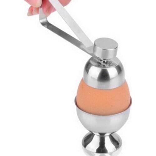 Stainless steel Japan styles Egg Opener cutter cut egg eggshell dishes knock tool Egg Opener