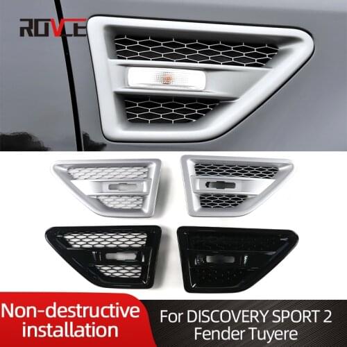 ROVCE Side Vent Cover For Land Rover Freelander 2 L359 Air Flow Vent Fender Fender Tuyere Car Accessories