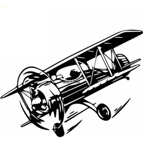 LLY-0316 Creativity Car Stickers Airplane Flying Modeling Decal PVC High Quality Fashion Cars Decoration Personality Decals