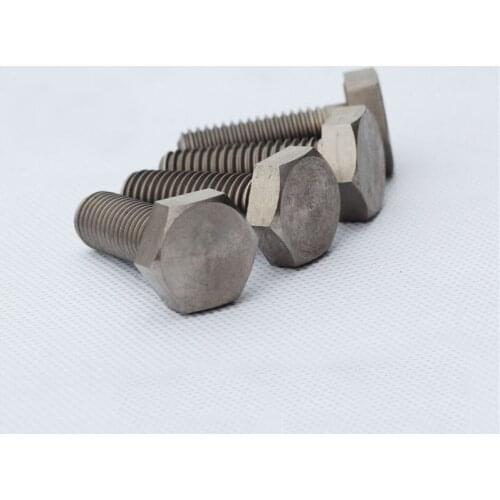 M16 External Hex Head Screws Pure Titanium Bolts Pure Machine Screw 30-120mm