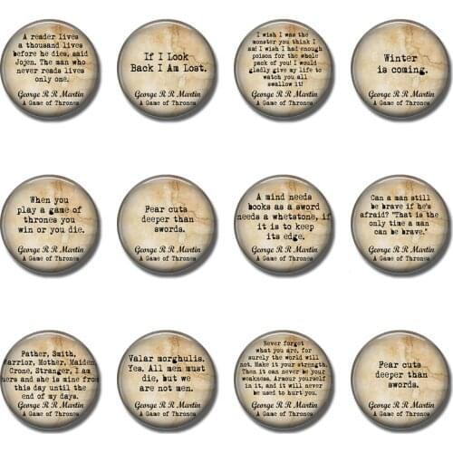 Pride and Prejudice Quote 30 MM Fridge Magnet Jane Austen Glass Dome Magnetic Refrigerator Stickers Note Holder Home Decoration