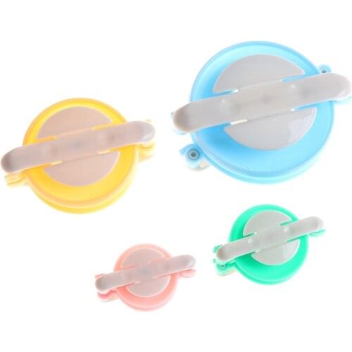 4pcs/set Pompon Braider Knitting Wool Ball Making Machine Weave Tool Pompon Maker Imitate Cola Hairy Device Sewing Accessories