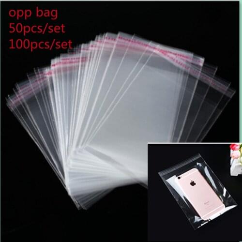 OPP Plastic Bags transpare Cajas Pouch Bolsas Packaging bags Bolsas plastico Gift Adhesive Packaging Plastic Bags Jewelry