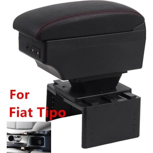 For Fiat Tipo Armrest Box For Fiat Tipo Car Central Armrest Storage Box modification accessories