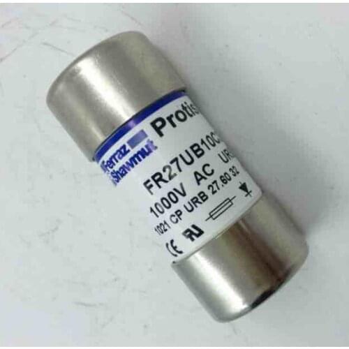 Fuses: FR27UB10C32T 1000VAC URB 32A 1,021 CP URB 27. 60 32 S081298 / FR27UB10C40T R081297 / FR27UB10C50T Q081296 aR