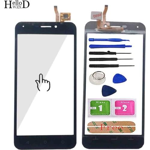 Touch Screen Sensor Touchscreen Glass For Vertex Impress Luck NFC (4G) Touch Panel Assembly Lens Sensor Front Glass Tools Mobile