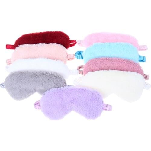 Cute Love Cloud Eye Cover Rabbit Plush Mask Eyepatch Nap Health Eye Cover Sleeping Mask Sleeping Blindfold Soft Plush Eye Masks
