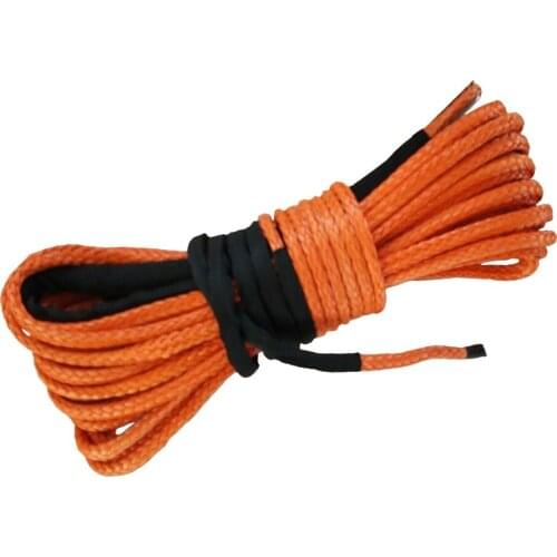1/2' x 100" synthetic winch rope blue color for offroad