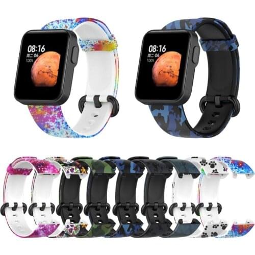 For -Xiaomi Mi Watch Lite Global Version Silicone Strap Replacement Colorful Wristband for Redmi Watch Mi Watch Lite Sma Drop