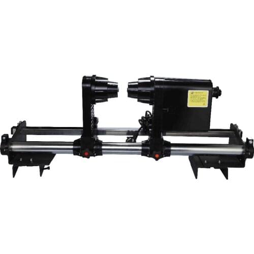 Desirable paper receiver system for all Mimaki JV22 JV4 JV3 JV33 JV5 printer take up reel with single motor