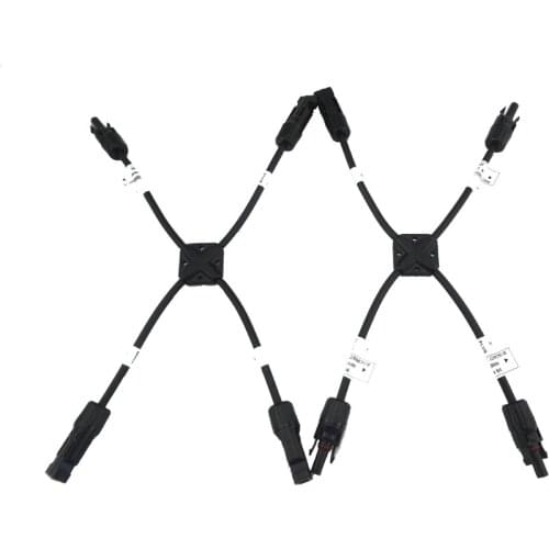 1 pair of MC Y Branch 3M1F/3F1M Solar PV Connector Parallel for 3 solar panels