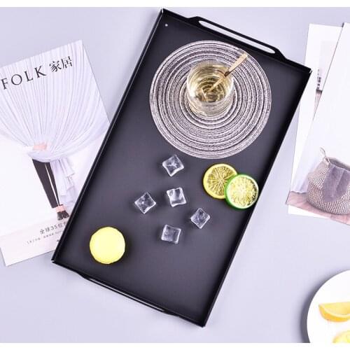 1pcs Food Preservation Tray Cutlery Organizer Gold Home Decor Jewelry Breakfast Cutlery Tray Drawer Organizer Accessories ZPJ036