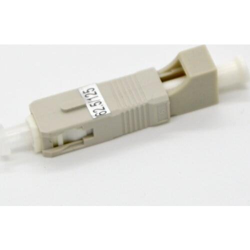 1pcs New Optical Fiber Adapter Connector LC/UPC Female To SC/UPC Male Multimode 62.5/125 Fiber Flange Coupler Free Shipping