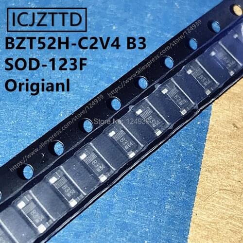 100PCS BZT52H-C2V4 BZT52HC2V4 2.4V BZT52H-C2V7 BZT52HC2V7 2.7V BZT52H-C3V0 BZT52HC3V0 3V NEW Original SOD123F SOD-123F