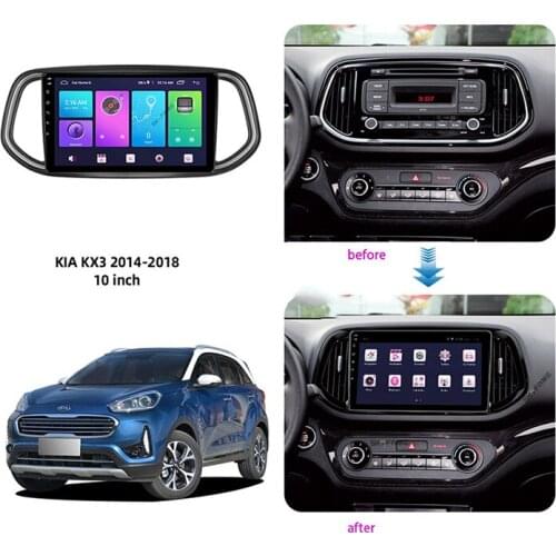 SKYFAME 4+64G Car Radio Stereo For KIA KX3 2014-2018 Android Multimedia System GPS Navigation DVD Player