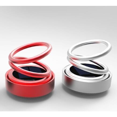 Car Air Freshener Fragrance Solar Power Autorotation Car Dashboard Ornament Car Solid Perfume Car Aromatherapy Car Accessories