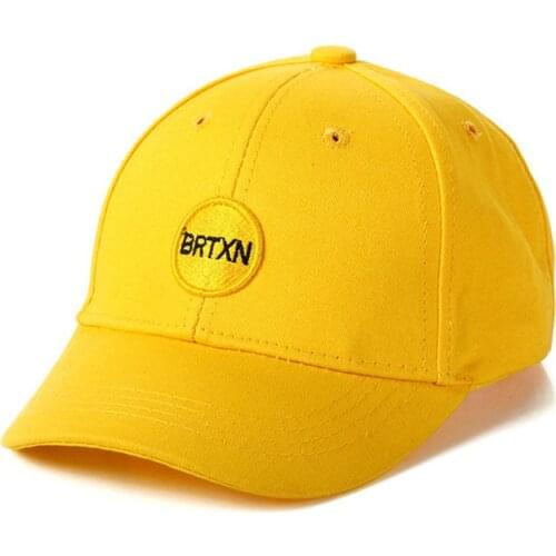 Summer Unisex Letter Embroidery Youth Baseball Cap UV Protection Flat Sun Hat