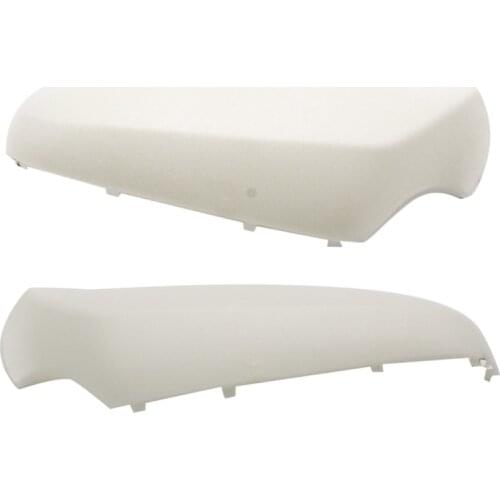 2 Pcs Side Door Wing Rear View Mirror Cover ​for Vauxhall Opel Astra H MK5 2004-2013 White