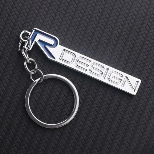 Car Logo Keychains Keyrings Key Chain Metal Exquisite Anti-lost Keychain Small Chic For RDESIGN volvo T6 AWD Women Men gift