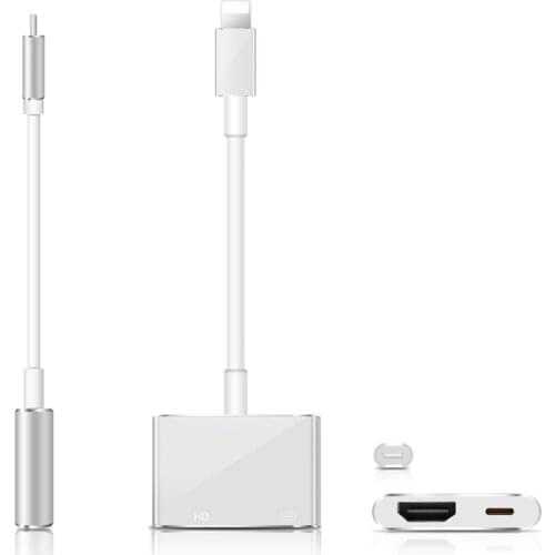 Moveski L8 Digital AV Adapter for Lightning to HDMI converter 1080P HD For iPad iPhone 6 7 8 series