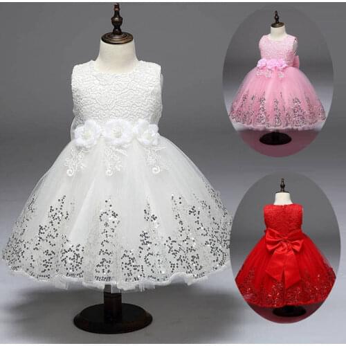 Infant Dresses For Baby Girl Lace Princess Dress Baby 1st Year Birthday Dress Baptism Party Dress Newborn Clothes 6-24 Month