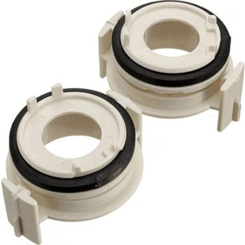 JX-LCLYL 2pcs H7 HID Bulb Conversion Adapter Holder for B-M-W E46 3 Series 99-06 White