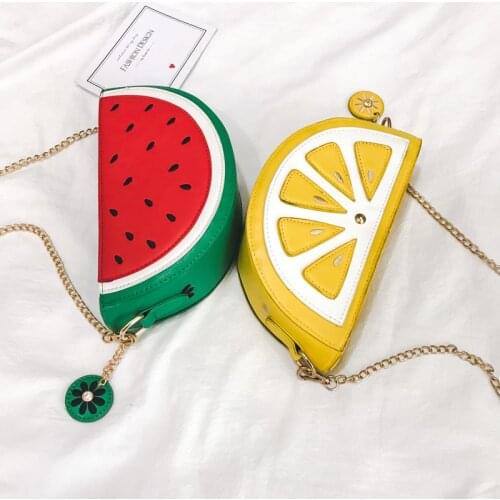 Purses and Handbags Women Fruit Watermelon Crossbody Bags Girls Ladies Small Coin Wallet Shoulder Bag Satchels