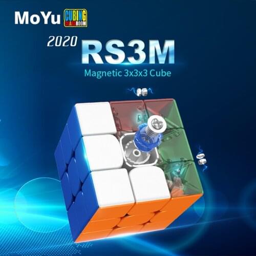 2020 Moyu Rs3m Magnetic 3x3x3 Cube Moyu MF3RS 3 M 3x3 Magico Cubes RS3 RS3M Magnetic Cube 3*3 Puzzle Cube Toys for Children