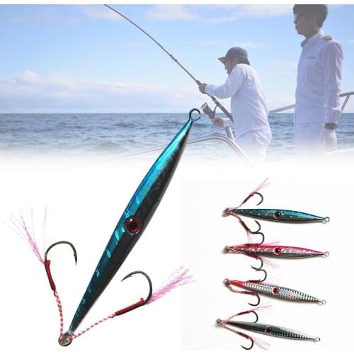 Metal Fishing Lures Colorful Fishing Accessories Jigs Fishing Lures Sinking Metal Lures Saltwater, 4.3-inch