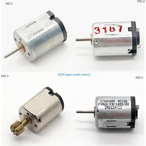 Mini DC Speed 3V 1V 6V 7.5V motor FF-N20 DIY CW CCW Toy car toothbrush Fingerprint coded lock USB fan parts