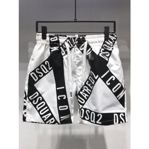 Mix Colors 2010 Summer icon brand Board Shorts Men Breathable Sport Printed Elastic DSQ Beach Shorts for men Swimming M-XXXL