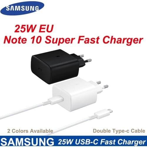 SAMSUNG Original Super Fast Charge Wall Charger EP-TA800 For Samsung GALAXY Note10 Note10 plus S10 5G S10 Plus S10Plus 5G 25W