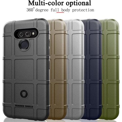 Rugged Shield Phone Case For LG Q60 K50 K12 Max Prime Q72 Q92 Stylo 5 6 V30 V30S Plus V35 ThinQ Armor Bumper Shockproof Cover