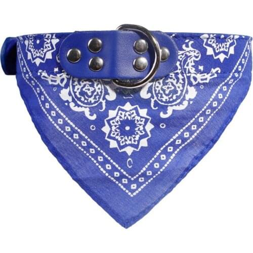 Adjustable Puppy Collar Print Triangle Scarf Collar Popular Pet Products Cat Collar Dog Collar Small Dog Scarf Accessories