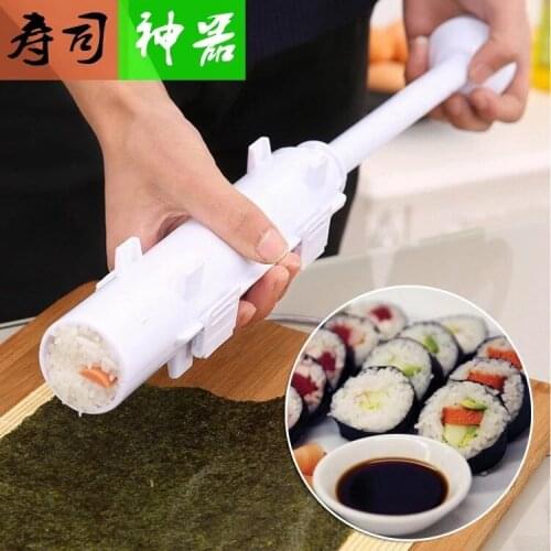 Sushi Maker Roller Rice Mold Sushi Bazooka Vegetable Meat Rolling Tool DIY Sushi Making Machine Kitchen Sushi Tool