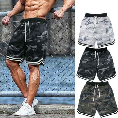 Men Basketball Running Shorts Quick Dry Casual Training Breathable Sweatpants Camouflage short pants