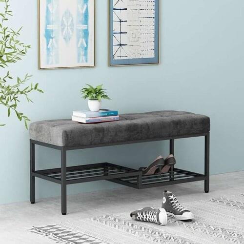 Shoe rack living room furnitu Modern shoe cabinets shoe stool for entry home Simple iron art Shoe rack for hallway bench shoes